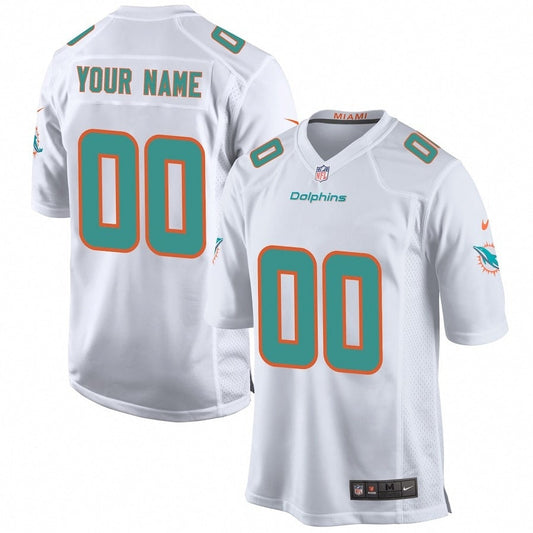 Miami Dolphins Custom Away Jersey