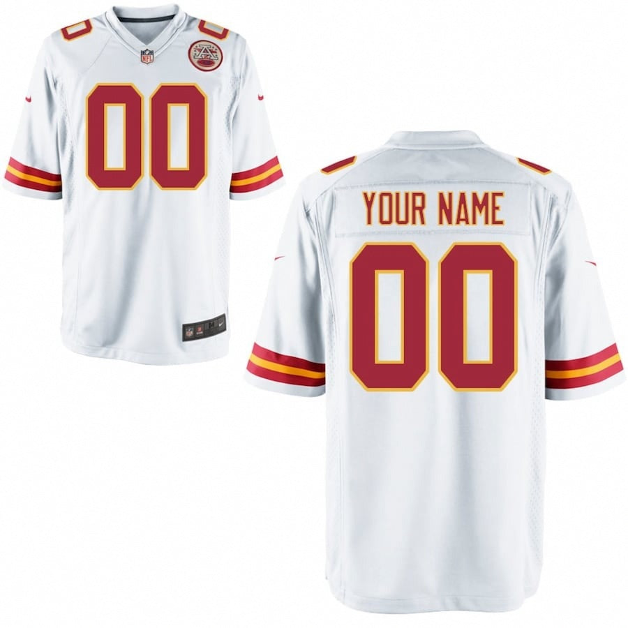 Kansas City Chiefs Custom Away Jersey