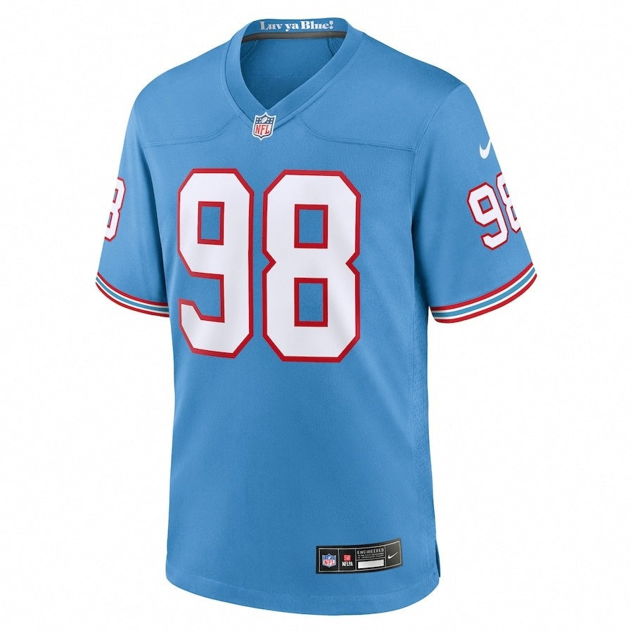 Tennessee Titans Jeffery Simmons Alternate Throwback Jersey